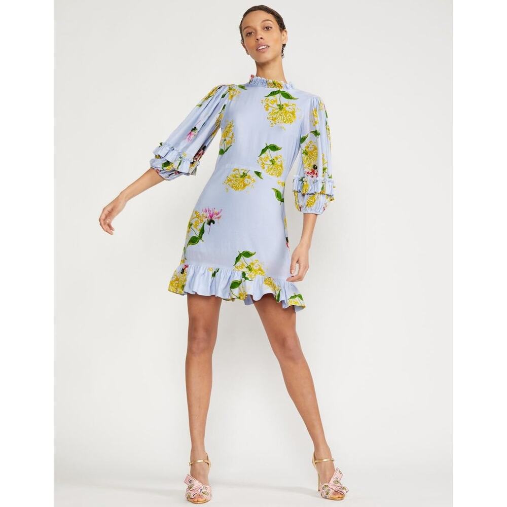 Cynthia Rowley Tayla Ruffle Mini Dress